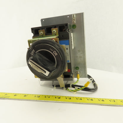 Fuji BU3FHC-020L 600VAC 20A 3 Pole Circuit Breaker Panel Operator Disconnect