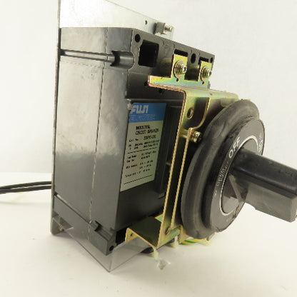 Fuji BU3FHC-020L 600VAC 20A 3 Pole Circuit Breaker Panel Operator Disconnect