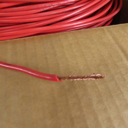 E175040 2800' Moisture Resistant Red Cable Wire 12AWG MTW or THHW or AWM 600V