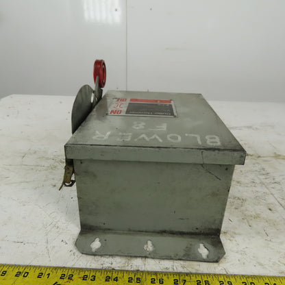 Cutler Hammer DH361UDK 30A 3 Pole Non-Fusible Safety Disconnect Switch 600V