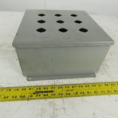 Wiegmann B121206CHWW Steel Wall Mount Electrical Enclosure 12"x12"x6"