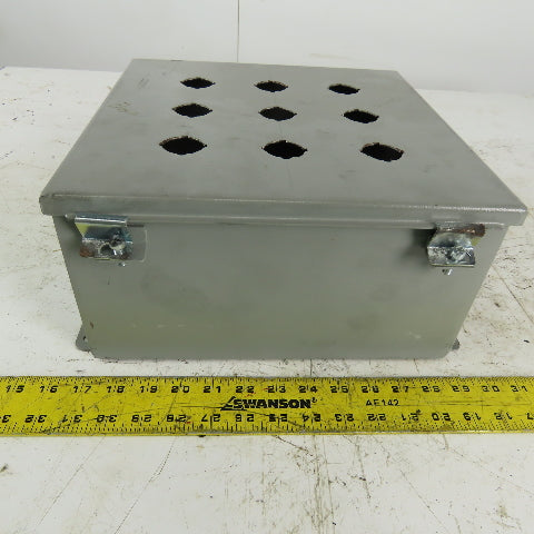 Wiegmann B121206CHWW Steel Wall Mount Electrical Enclosure 12"x12"x6"