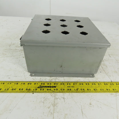 Wiegmann B121206CHWW Steel Wall Mount Electrical Enclosure 12"x12"x6"