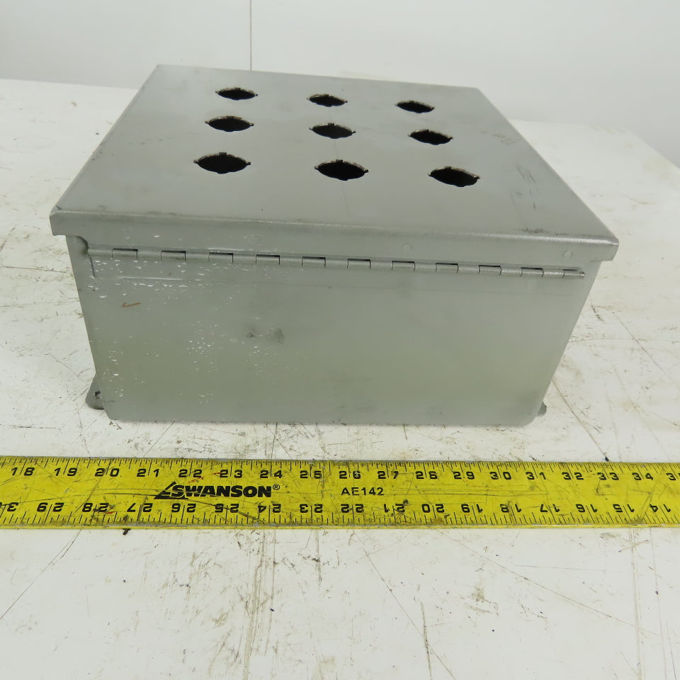 Wiegmann B121206CHWW Steel Wall Mount Electrical Enclosure 12"x12"x6"