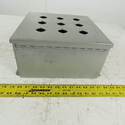 Wiegmann B121206CHWW Steel Wall Mount Electrical Enclosure 12"x12"x6"