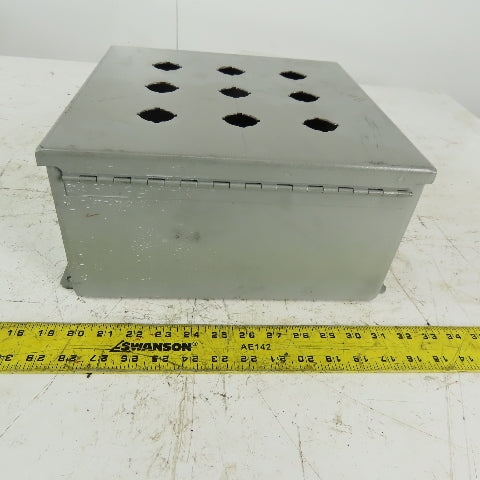 Wiegmann B121206CHWW Steel Wall Mount Electrical Enclosure 12"x12"x6"