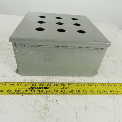 Wiegmann B121206CHWW Steel Wall Mount Electrical Enclosure 12"x12"x6"