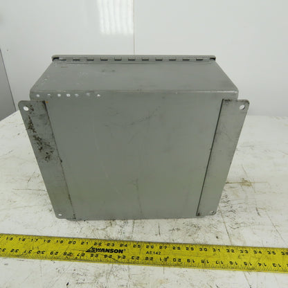 Wiegmann B121206CHWW Steel Wall Mount Electrical Enclosure 12"x12"x6"