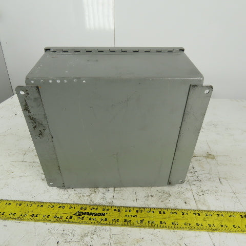 Wiegmann B121206CHWW Steel Wall Mount Electrical Enclosure 12"x12"x6"
