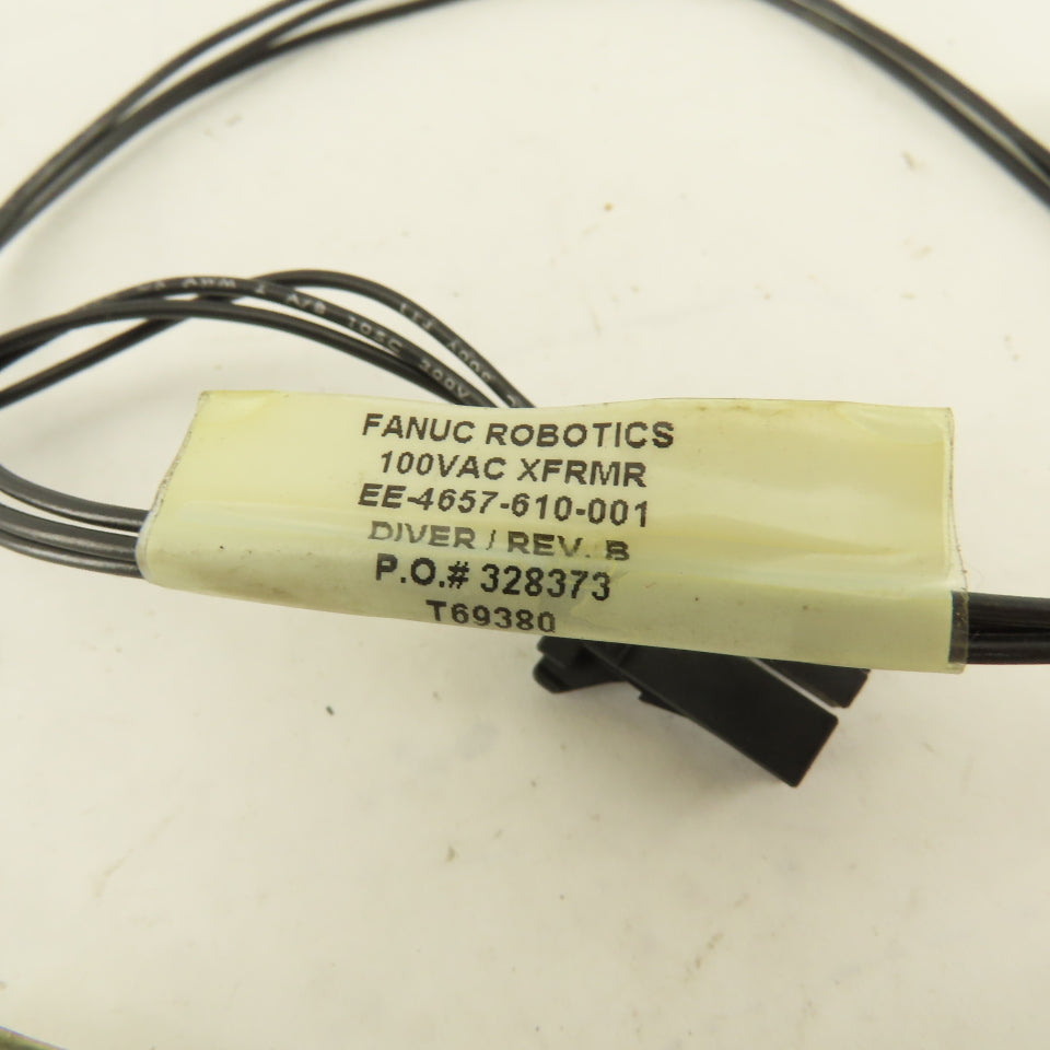Fanuc Robotics EE-4657-610-001 100VAC XFRMR Transformer Cable