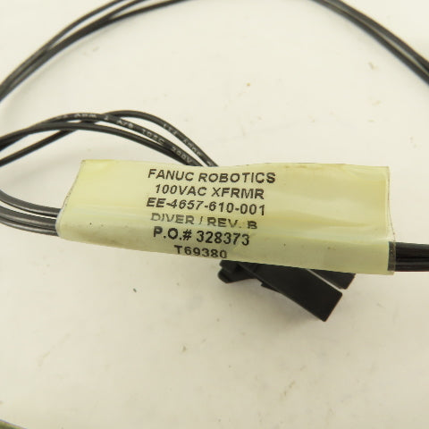 Fanuc Robotics EE-4657-610-001 100VAC XFRMR Transformer Cable