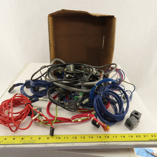 Fanuc Robotics Big Misc Lot RJ3iB Robot Controller Wire Harness Cables Lot Of 14