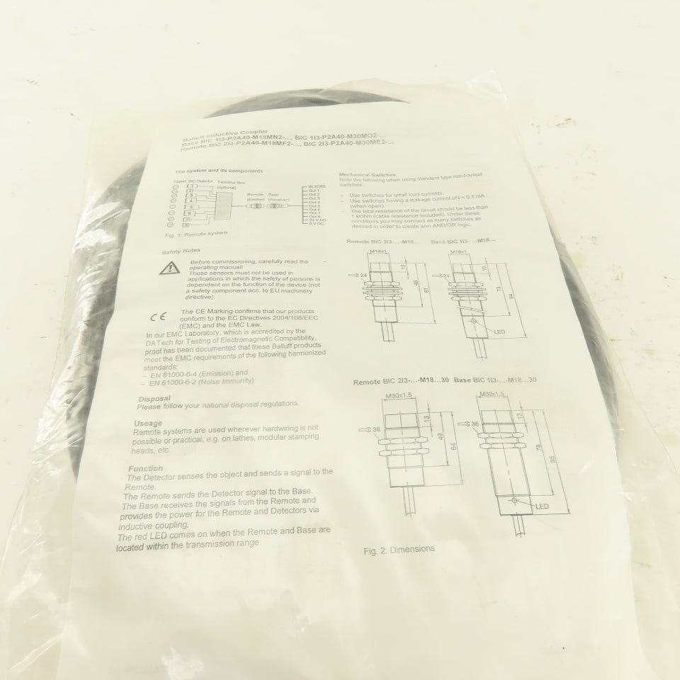 Balluff BIC0012 Inductive Proximity Sensor