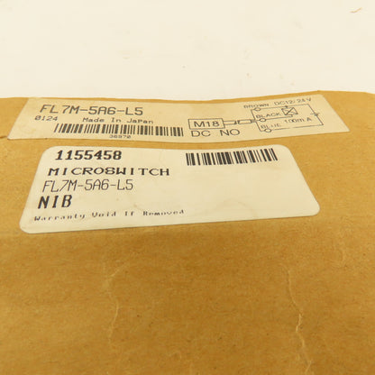 Yamatake FL7M-5A6-L5 1155458 Inductive Proximity Sensor