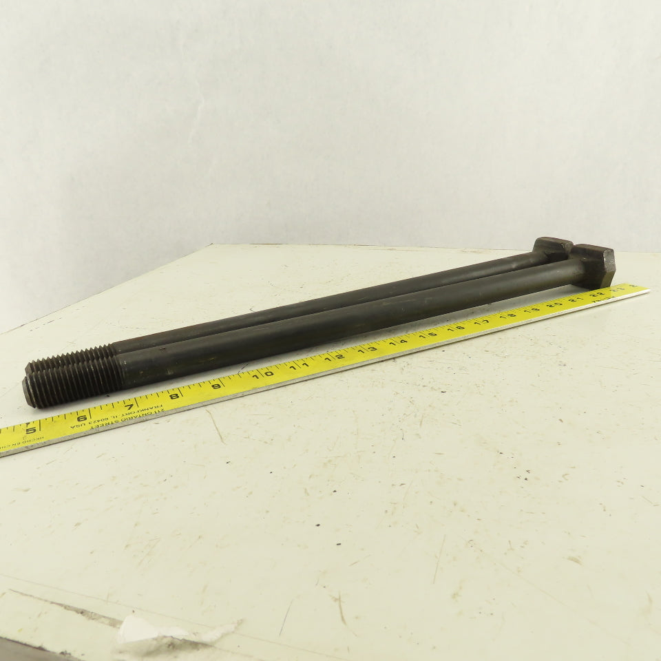 TE-CO 7/8-9 Threaded T-Slot Bolt 18" Under Head 1-1/2" Head Width Lot Of 2