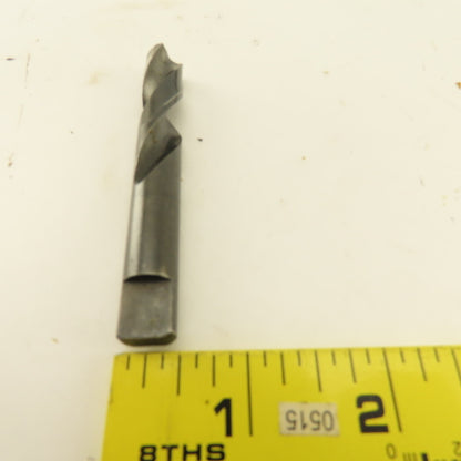 B-2B-52747F .446 x 3-3/8 Two Flute Twisted Stubby Drill Bit 7/16" Shank Lot Of 5