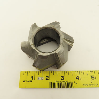 2B-71502 3-1/4" OD 6 Flute Piloted Back Spot Face Cutter 1-3/4" Quick Change