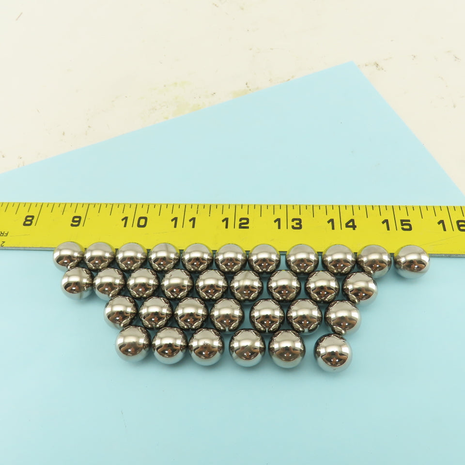15mm Chrome Steel Bearing Balls Lot Of 33
