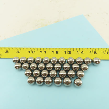 15mm Chrome Steel Bearing Balls Lot Of 33