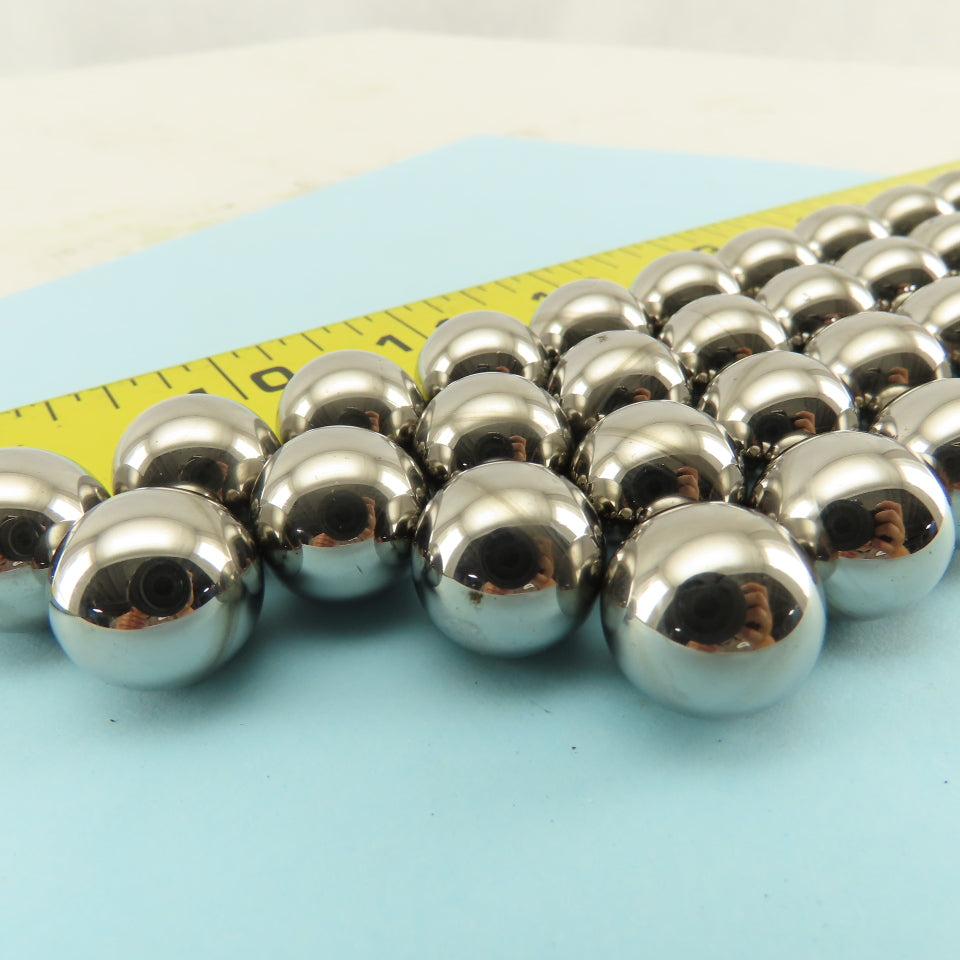 15mm Chrome Steel Bearing Balls Lot Of 33