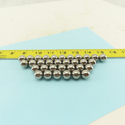 15mm Chrome Steel Bearing Balls Lot Of 33