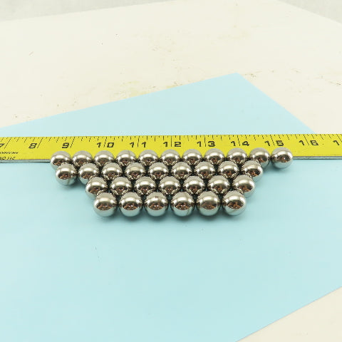 15mm Chrome Steel Bearing Balls Lot Of 33