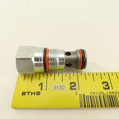 Sun Hydraulics CXCB-XCN 15 GPM Free Flow Side To Nose Check Valve Cartridge