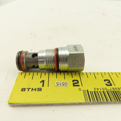 Sun Hydraulics CXCB XCN 15 GPM Free Flow Side To Nose Check Valve Cartridge