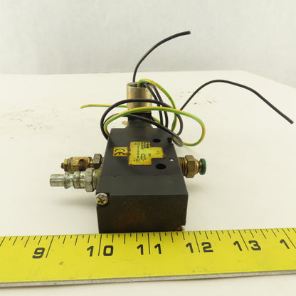 Parker B5G1ACH53C 2 Position Solenoid Pneumatic Directional Valve 120V