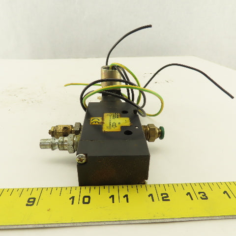 Parker B5G1ACH53C 2 Position Solenoid Pneumatic Directional Valve 120V