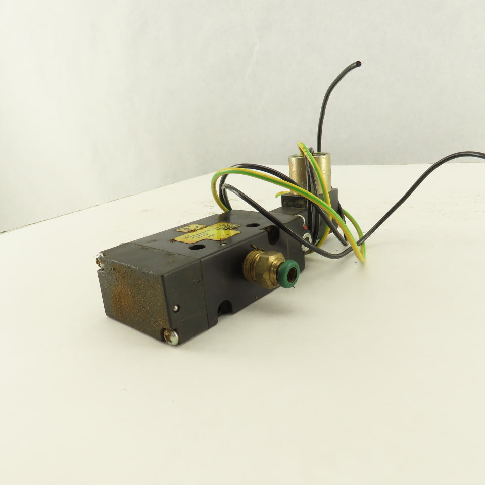 Parker B5G1ACH53C 2 Position Solenoid Pneumatic Directional Valve 120V