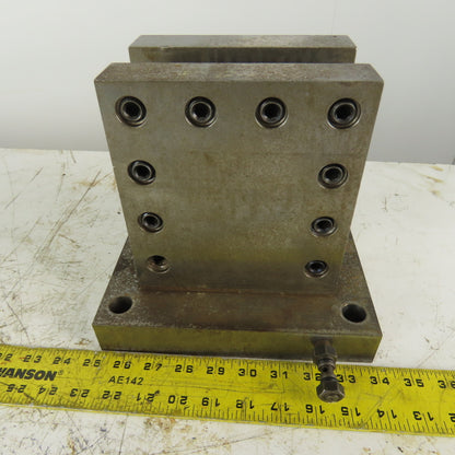 3 Position Boring Bar Holder Fixture 1-1/2 Square Shank Bar Tool Post Base Mount