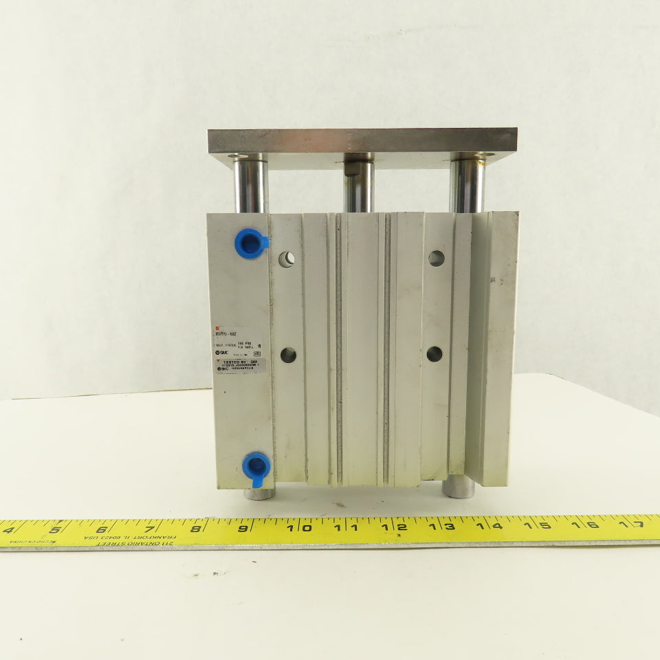 SMC MGPL63-100Z 63mm Bore 100mm Stroke Pneumatic Guide Cylinder