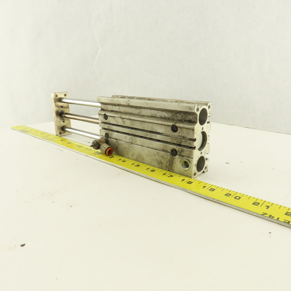 SMC 25mm Bore 134mm Stroke Pneumatic Guide Cylinder