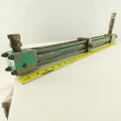 W.E Hennells SH 1-1/8" Bore 20" Stroke Pneumatic Trunnion Mount Cylinder
