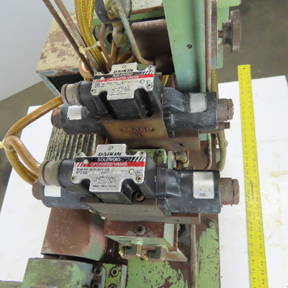 Nachi VDRU-1A-40BHX-199D 1.5kW 13 Gal Hydraulic Power Unit W/Oil Cooler & Valves