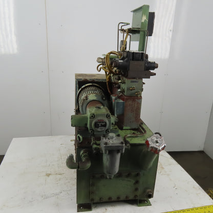 Nachi VDRU-1A-40BHX-199D 1.5kW 13 Gal Hydraulic Power Unit W/Oil Cooler & Valves