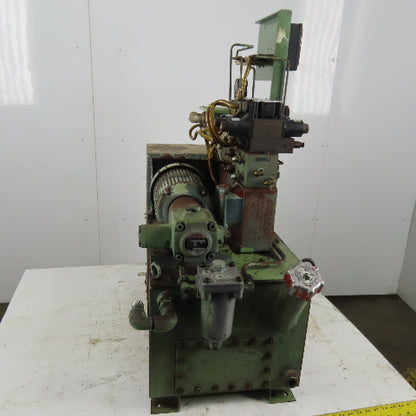 Nachi VDRU-1A-40BHX-199D 1.5kW 13 Gal Hydraulic Power Unit W/Oil Cooler & Valves