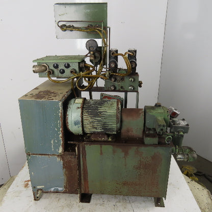 Nachi VDRU-1A-40BHX-199D 1.5kW 13 Gal Hydraulic Power Unit W/Oil Cooler & Valves