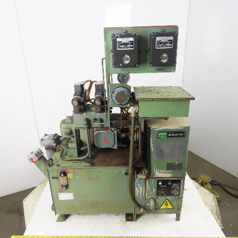 Nachi VDRU-1A-40BHX-199D 1.5kW 13 Gal Hydraulic Power Unit W/Oil Cooler & Valves