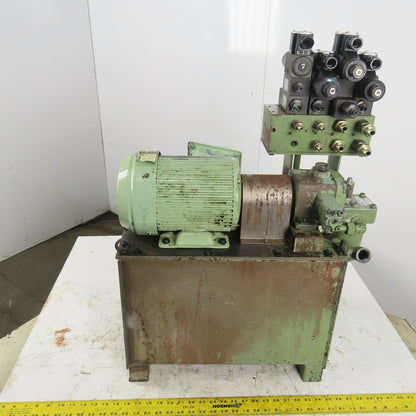 Nachi VDR-1A-1A2-22 1.5kW 10 Gal Hydraulic Power Unit