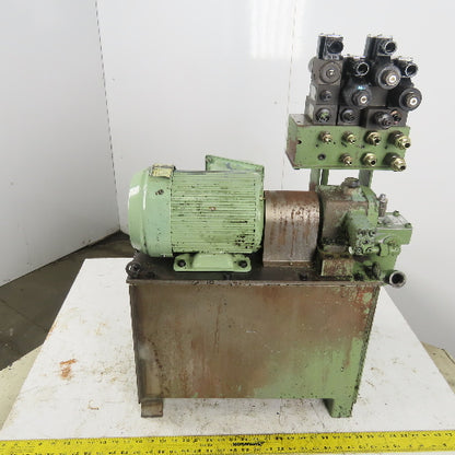 Nachi VDR-1A-1A2-22 1.5kW 10 Gal Hydraulic Power Unit