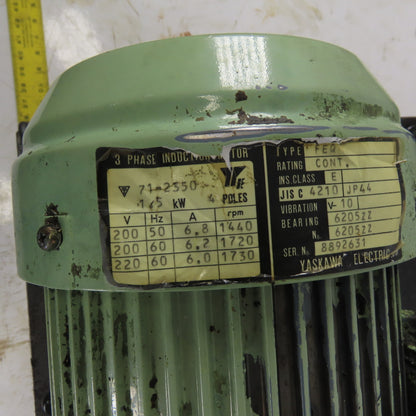 Nachi VDR-1A-1A2-22 1.5kW 10 Gal Hydraulic Power Unit