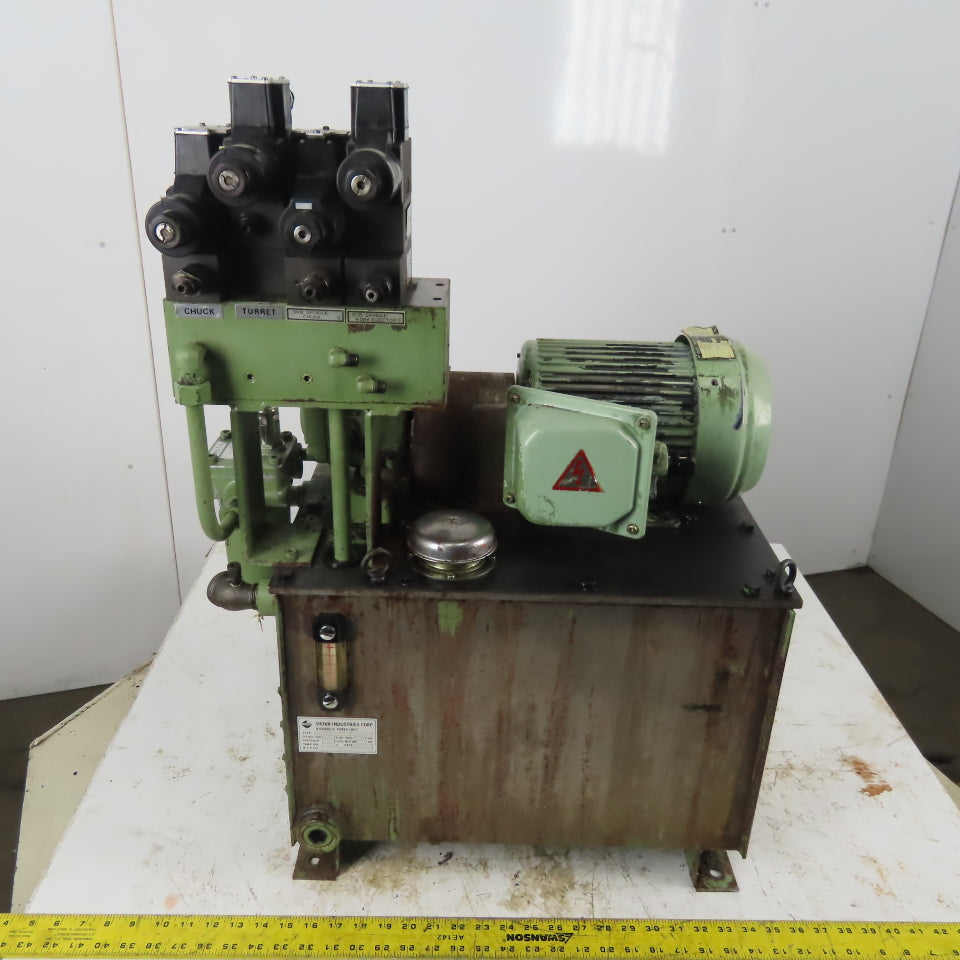 Nachi VDR-1A-1A2-22 1.5kW 10 Gal Hydraulic Power Unit