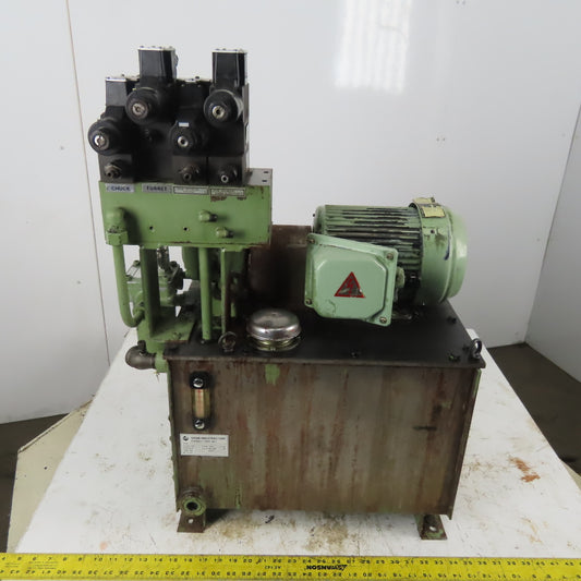 Nachi VDR-1A-1A2-22 1.5kW 10 Gal Hydraulic Power Unit
