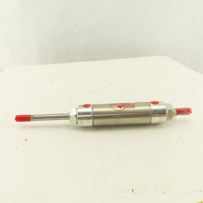 Bimba D-5021-A 1-1/2" Stroke 2-1/2" Double Ended Stroke Pneumatic Cylinder