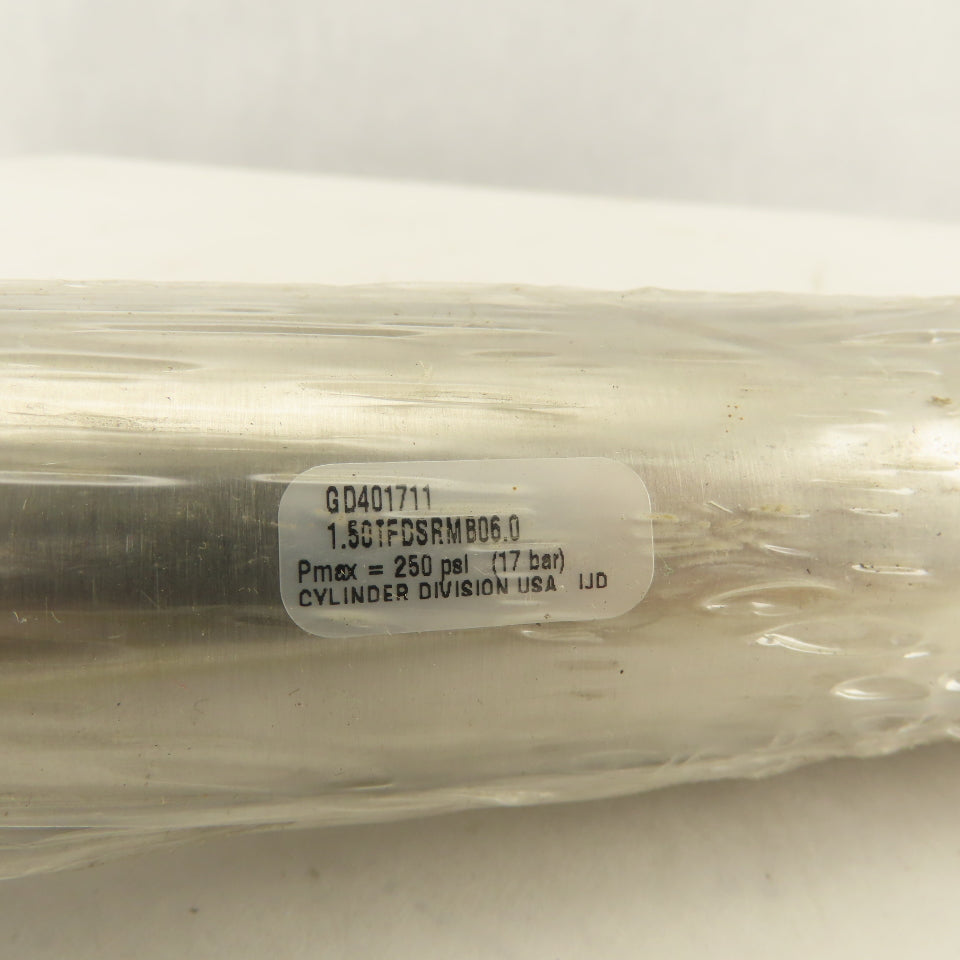 Schrader Bellows 1.50TFDSRMB06.0 1.5" Bore 6" Stroke Front Trunnion Air Cylinder