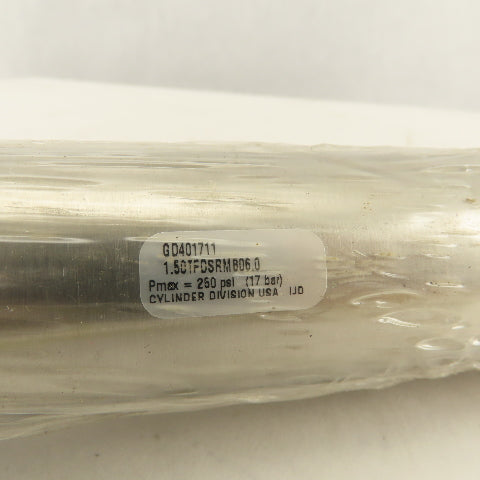 Schrader Bellows 1.50TFDSRMB06.0 1.5" Bore 6" Stroke Front Trunnion Air Cylinder