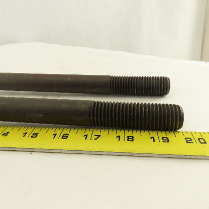 7/8-9 Threaded T-Slot Bolt 1-3/4" Head Width 19-1/2" Long Underhead Lot Of 2
