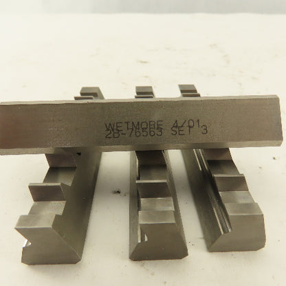 Wetmore 2B-76563 Set # 3 Hobbing Form Mill Cutters Lot Of 4